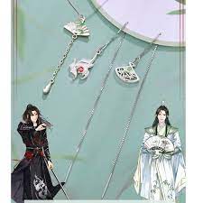 Scum Villain Sistema Auto Saving Brinco 925 Sterling Silver Anime Manga Papel Shen Qingqiu Luo Binghe Svsss Action Figure Presente Shopee Brasil