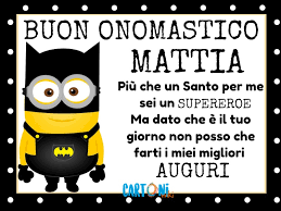 Personaggi famosi nati 24 febbraio. Buon Onomastico Mattia Cartoni Animati