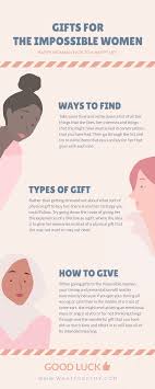 And you can usually find evidence of his spending somewhere. Gifts For The Impossible Women What To Get My