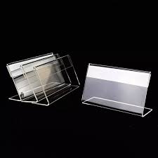 It measures 2.625 x 13 x 12.5 and allows you to organize up to 200 sheets of 12 x 12 paper. 6pcs Acrylic T 1 5mm Clear Plastic Desk Sign Label Display Card Label Stand Paper Holders Tag Price Frame Frame Holder Acry Z9u3 Card Holder Note Holder Aliexpress