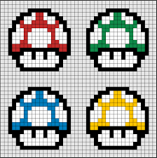 Patrones Hama Beads De Setas Mushrooms Mario Bros Uno De Los Videojuegos Ms Famosos De Plataformas Si Quieres S In 2020 Hama Beads Mario Perler Bead Art Hama Beads