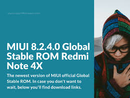Download Miui 8 2 4 0 Global Stable Rom For Xiaomi Redmi Note 4x