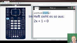 Check spelling or type a new query. Gtr Ti Nspire Cx 09 Gleichungen Losen Mit Polyroots Youtube