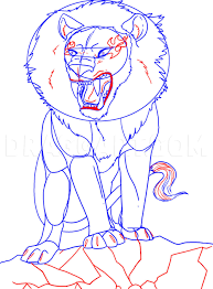 One of the most famous depictions of lions in animation is disney's the lion king. How To Draw An Anime Lion Step By Step Drawing Guide By Dawn Dragoart Com