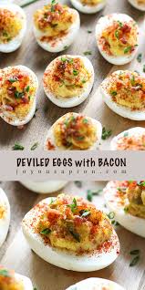 Bacon Deviled Eggs Recipe Bacon Deviled Eggs Bacon Deviled Eggs Recipe Yummy Appetizers