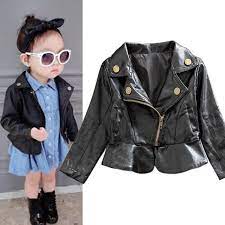 Baby Girl Faux Leather Jacket Online Sale Up To 60 Off
