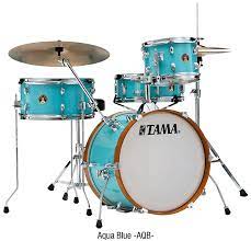 Play jazz drum beats along to your favorite music on elvin jones' jazz drum set with touch or with your pc keyboard, pressing the keys matching snare drum, bass drum, toms and cymbals. Tama Club Jam Kit Aqua Blue Jazz Drum Kit Natural