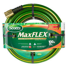 Scotts Maxflex 5 8 In X 100 Ft Heavy Garden Hose Smf58100cc At The Home Depot Mobile Garden Hose Hose Organic Raised Garden Beds