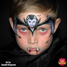 Not Your Average Halloween Vampire Face Paint Step By Step By Annabel Hoogeveen Kinder Schminken Halloween Gesicht Schminken Kinderschminken