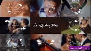 That way they can get back to creating more content for their clients and fans. Videohive 48 Wedding Titles Free After Effects Templates After Effects Intro Template Shareae
