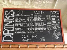 This menu board is designed and made for a chic, minimal and modern look. Coffee Bar Ideas Coffee Shop Menu Coffee Shop Menu Board Chalkboard Menu
