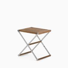 Smooth top over a ribbed design bottom. Folding Side Table Link