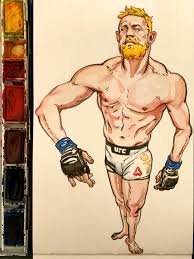 Just need a passion to learn these techniques. Ufc Fighter Painting