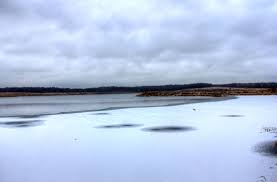There are many pleasant walking paths, including around the lake. Ice Lake And Clouds At Shabbona Lake State Park Image Free Stock Photo Public Domain Photo Cc0 Images