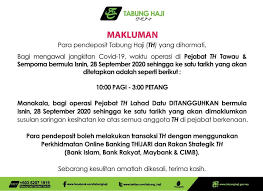 Boleh daftar, buka akaun, masukkan simpanan dan transfer duit. Makluman Terkini Official Lembaga Tabung Haji Facebook