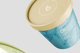 Ice Cream Jar Mockup Ice Cream Packaging Yogurt Packaging Yogurt