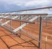 Solar Ground Mounting System with Mounting Bracket Screw Pile Base