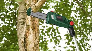I have quite a few bosch tools and i buy them because they are reliable and more importantly, the batteries on my charge time. Universalchainpole 18 Cordless Telescopic Pruner Bosch Diy