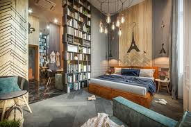 Designing City Themed Bedrooms Inspiration From 3 Hotel Suites Modern Bedroom Floor Lamp Bedroom Bedroom Design