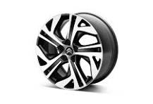 Set of 4 alloy wheels Citroën ZEPHYR NOIR 17" - C4 SpaceTourer, Grand C4  SpaceTourer