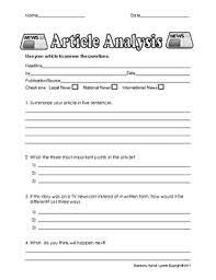 Current Events To Print Or Easel Activity Use With Any Article Or Post Current Events Worksheet Social Studies Middle School Reading Classroom