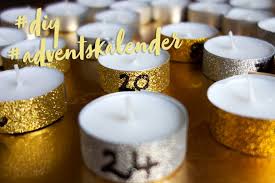 Botschaft, machen, mit, selber, teelichter, weihnachtsdeko. Schneller Diy Adventskalender Aus 24 Teelichtern Mit Uberraschung