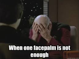 Image result for double facepalm