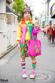Colorful Harajuku Decora Street Style W 6 Dokidoki Daiso Jams World Harajuku Fashion Street Tokyo Fashion Indie Outfits