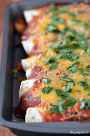 This chicken enchilada recipe is the perfect dinner when you're craving mexican food. Easy Chicken Enchiladas Recipe The Gunny Sack