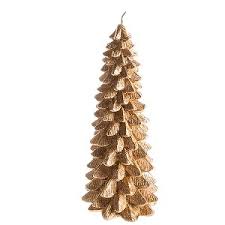 Gold Christmas Tree Taper Candle Walmart Com Walmart Com