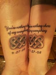 Cute Female Eternal Love Knot Tattoo Jpg 500 667 Celtic Knot Tattoo Celtic Friendship Tattoos Knot Tattoo