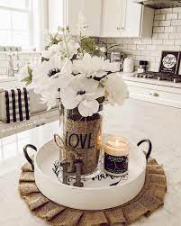 We love this arrangement because it combines sparkly, mercury glass with washed wood candle pillars. Kitchen Jerri On Instagram Hello There Fri Yay The Sun Is Shining The Kitchen Is In 2020 Dining Room Table Centerpieces Kitchen Table Decor Dining Room Table Decor