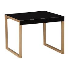 Oak wood and metal.kitchen chairside chest end table. Kilo Accent Tables Black Wood Metal Habitat