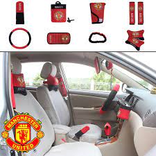 On Sale New Football Club Manchester United Car Accessories 10pcs Car Accessories The Unit Car Accessories For Girls