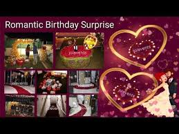 Birthday Surprise For Girlfriend In Lockdown Jol Events Youtube In 2020 Romantic Room Decoration Birthday Room Decorations Birthday Surprise Party