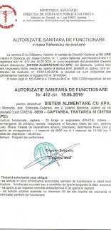 Autorizație sanitară de funcționare a cabinetului pentru activitatea autorizată ; Slobozia AutorizaÈ›ie SanitarÄƒ Pentru Urban Sa Vezi Programul De Conformare