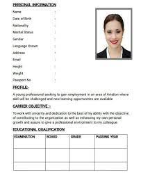 Cv for cabin crew freshers. Aviaindia Best Cv Biodata Format For Cabin Crew Facebook