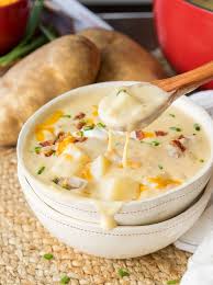 Stir in flour until no dry flour remains and potatoes are coated. Loaded Baked Potato Soup I Wash You Dry
