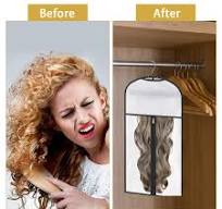 Amazon.com: Hair Extensions Storage Bag with Hanger ...