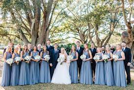 Navy blue bridesmaid dresses are also a beautiful choice for spring and summer weddings. Pin On Wedding Flowers