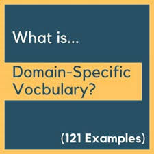 What Is Domain Specific Vocabulary 121 Examples 2021