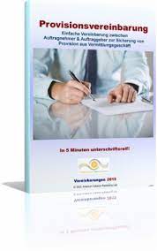 Vermittlungsvertrag, akquisevertrag, provisionsvertrag für neukunden. Provisions Vereinbarung Ebook Von Ernst Koch Xinxii German