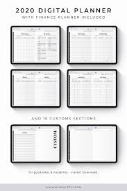 Digital Planner 2021 Ipad Planner Minimalist Goodnotes Etsy Digital Planner Planner Hourly Planner