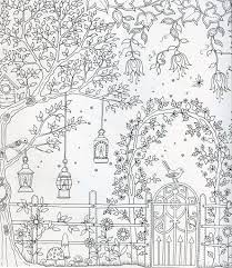 Secret Garden Garden Coloring Pages Secret Garden Coloring Book Basford Coloring Book