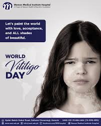 Vitiligo is just another shade of beautiful. Let's spread love and  acceptance. #MMIHospital #WorldVitiligoDay #LoveYourself #VitiligoAwareness