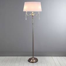 Vientiane Satin Nickel 3 Light Floor Lamp Dunelm Floor Lights Lamp Floor Lamp
