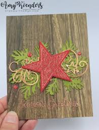 Tutorial for making of personalized greeting card at home with very easily available material this is one of the most popular youtube channel on card making. Stampin Up So Many Stars Seasons Greetings Card Stamp With Amy K