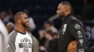Frank vogel calls chris paul's foul on lebron james 'dangerous' and 'overly aggressive' paul grabbed james' arm on a box out, which led to an altercation between the teams in. Lebron James Supports Chris Paul On The Sidelines For Game 5 He Was There For My First Finals Fadeaway World