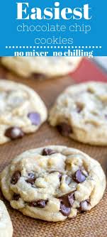 Easiest Chocolate Chip Cookie Recipe I Heart Eating Recipe Homemade Chocolate Chip Cookies Cookies Recipes Chocolate Chip Easy Chocolate Chip Cookies