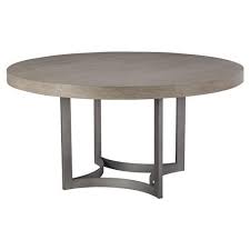 Maison 55 Paxton Mid Century Modern Wood Top Metal Round Dining Table Dining Table Metal Round Dining Table Round Dining Table